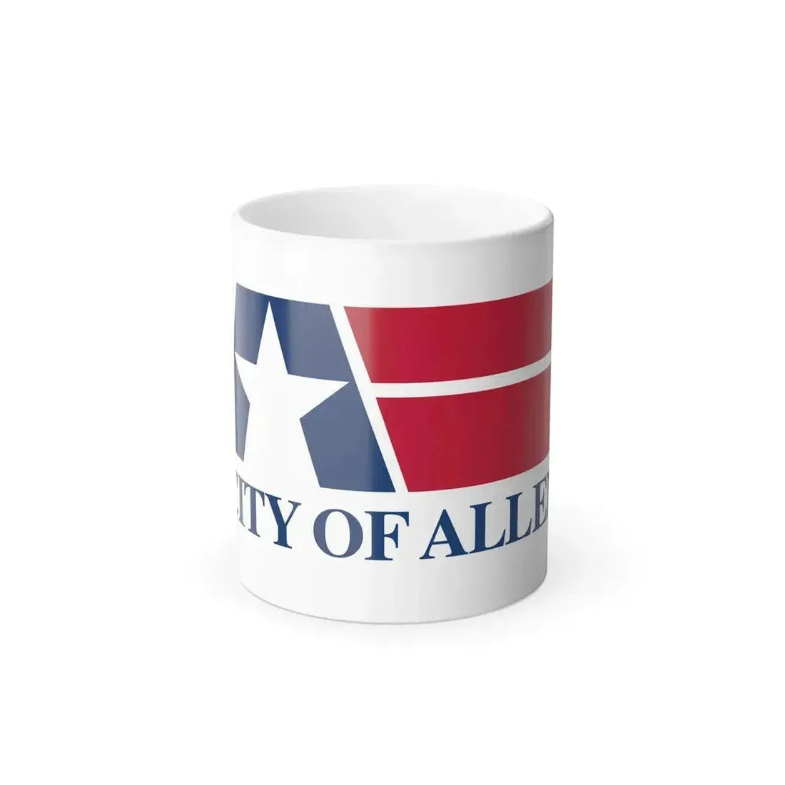 Flag of Allen, Texas - Color Changing Coffee Mug 11oz - Go Mug Yourself