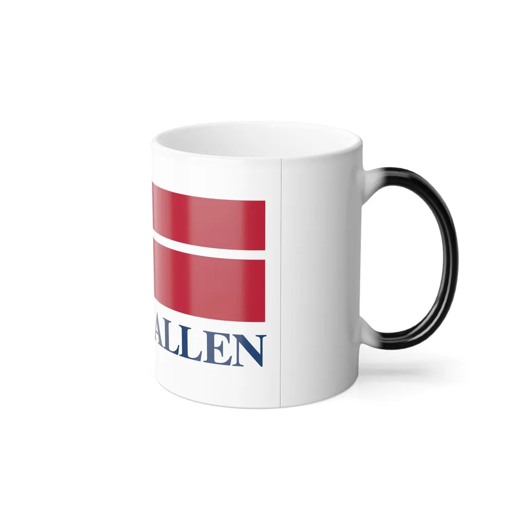 Flag of Allen, Texas - Color Changing Coffee Mug-Go Mug Yourself