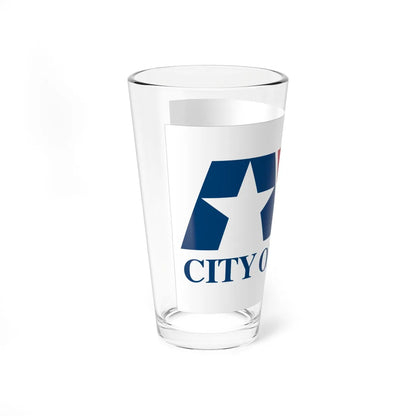 Flag of Allen Texas (United States) Pint Glass 16oz - Go Mug Yourself