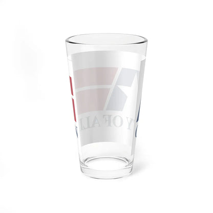 Flag of Allen Texas (United States) Pint Glass 16oz - Go Mug Yourself