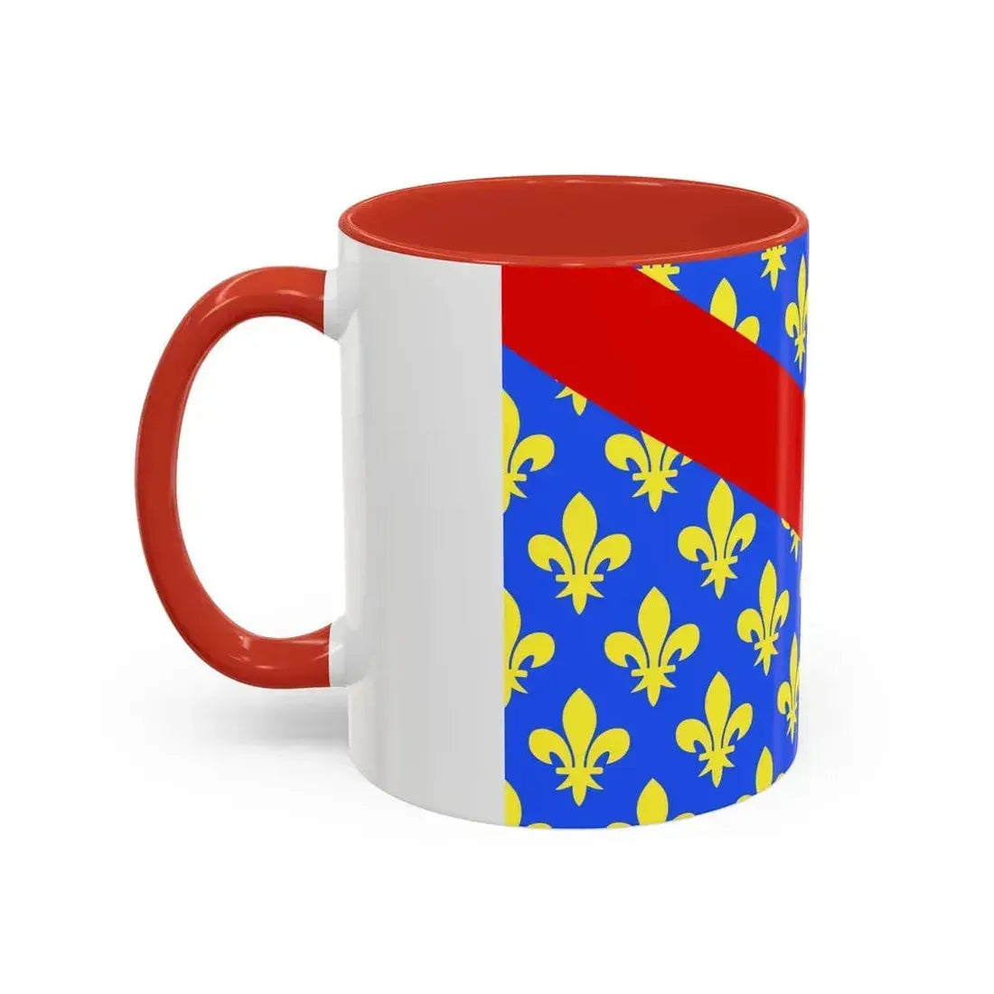 Flag of Allier France 2 - Accent Coffee Mug - Go Mug Yourself