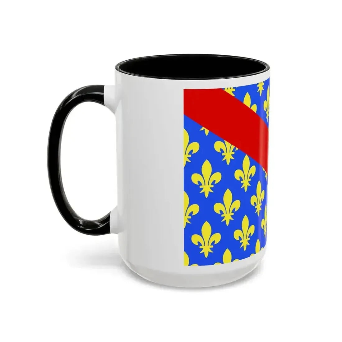 Flag of Allier France 2 - Accent Coffee Mug - Go Mug Yourself