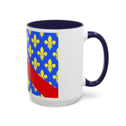 Flag of Allier France 2 - Accent Coffee Mug - Go Mug Yourself