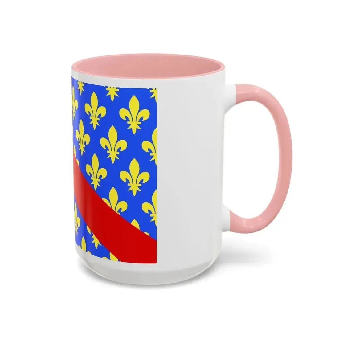 Flag of Allier France 2 - Accent Coffee Mug - Go Mug Yourself