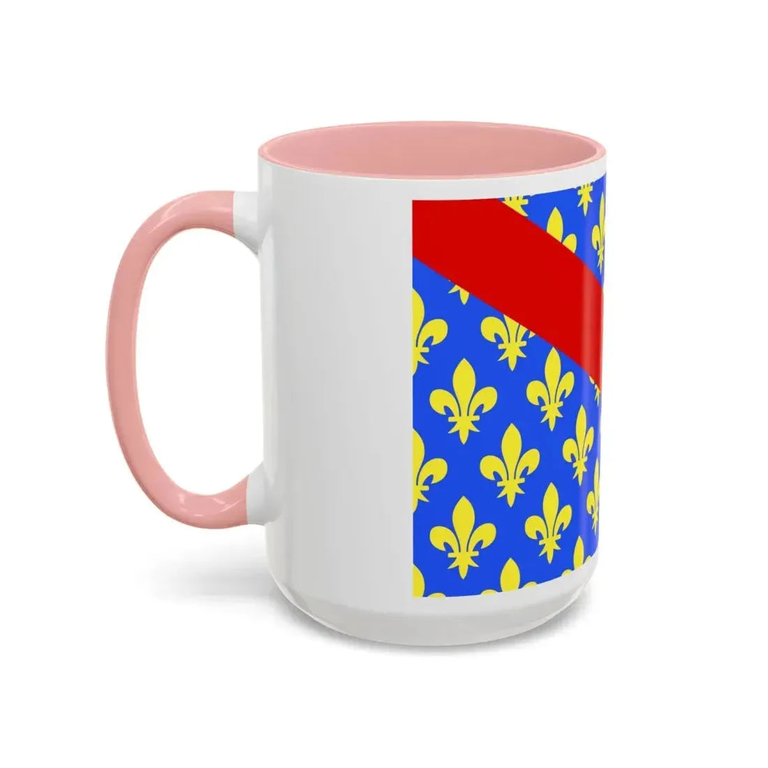 Flag of Allier France 2 - Accent Coffee Mug - Go Mug Yourself