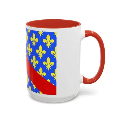 Flag of Allier France 2 - Accent Coffee Mug - Go Mug Yourself