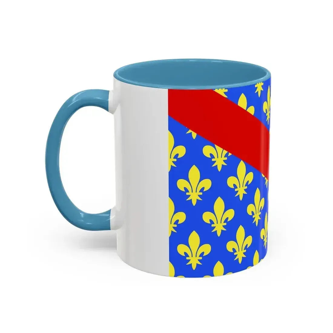 Flag of Allier France 2 - Accent Coffee Mug - Go Mug Yourself