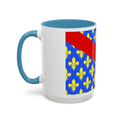 Flag of Allier France 2 - Accent Coffee Mug - Go Mug Yourself