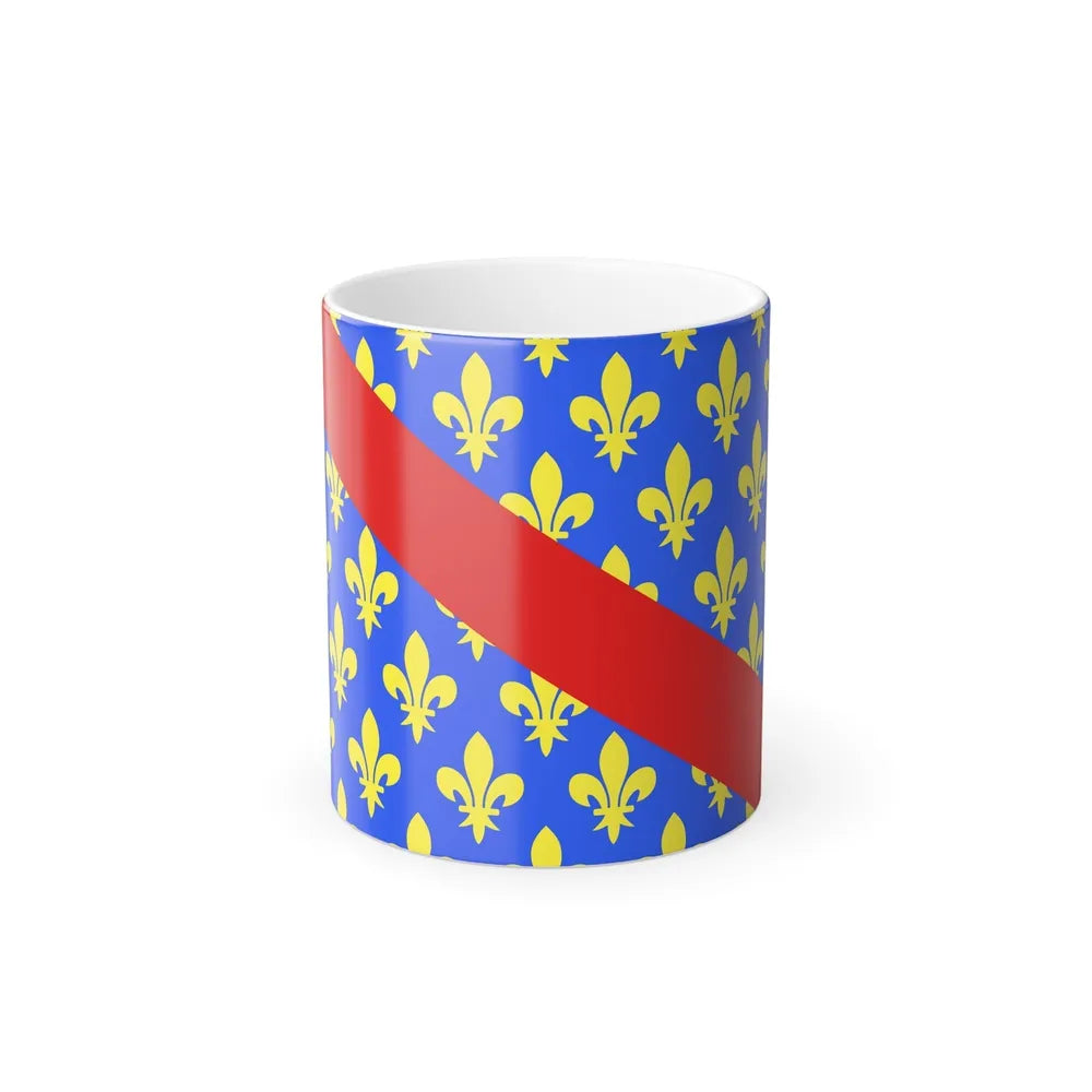 Flag of Allier France 2 - Color Changing Mug 11oz-11oz-Go Mug Yourself