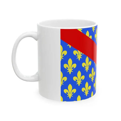 Flag of Allier France 2 - White Coffee Mug - Go Mug Yourself