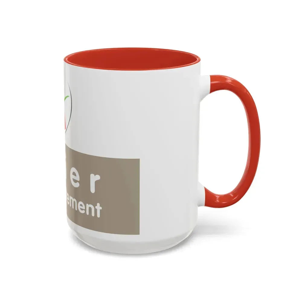 Flag of Allier France - Accent Coffee Mug - Go Mug Yourself