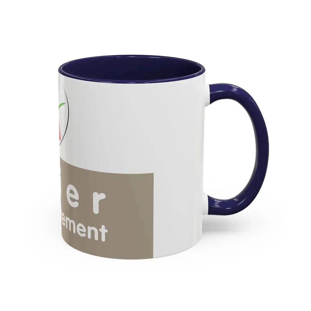 Flag of Allier France - Accent Coffee Mug - Go Mug Yourself
