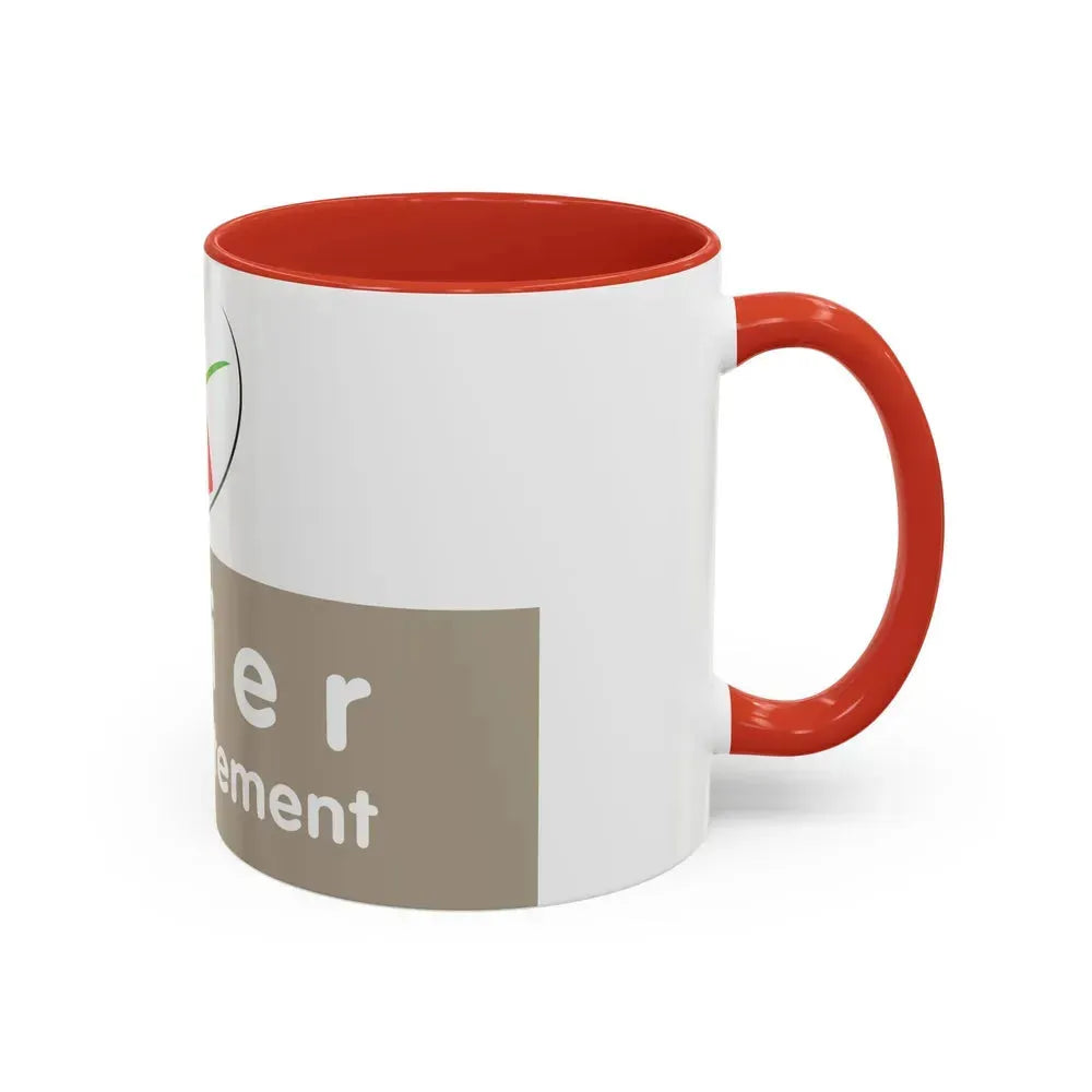 Flag of Allier France - Accent Coffee Mug - Go Mug Yourself