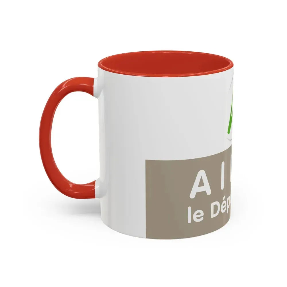 Flag of Allier France - Accent Coffee Mug - Go Mug Yourself