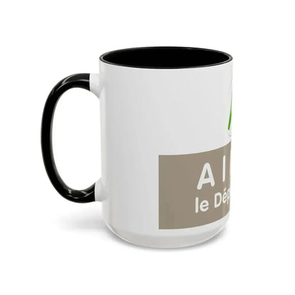 Flag of Allier France - Accent Coffee Mug - Go Mug Yourself