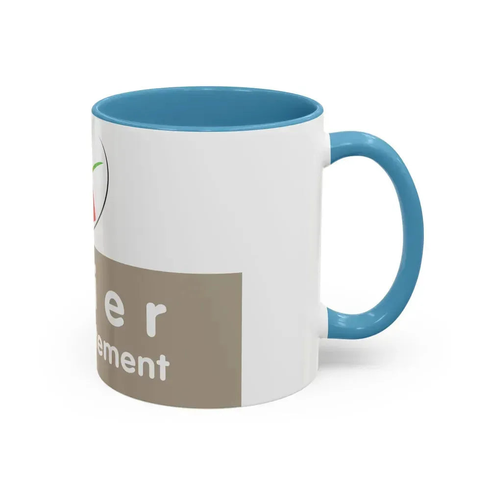 Flag of Allier France - Accent Coffee Mug - Go Mug Yourself