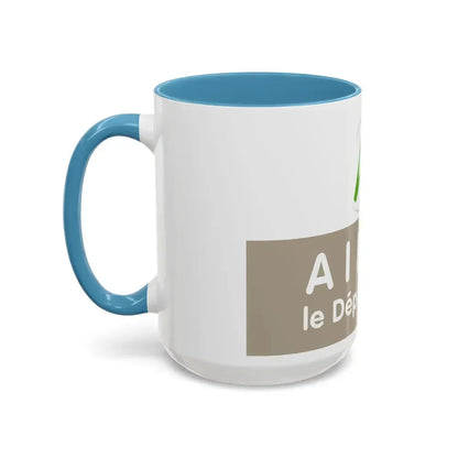 Flag of Allier France - Accent Coffee Mug - Go Mug Yourself