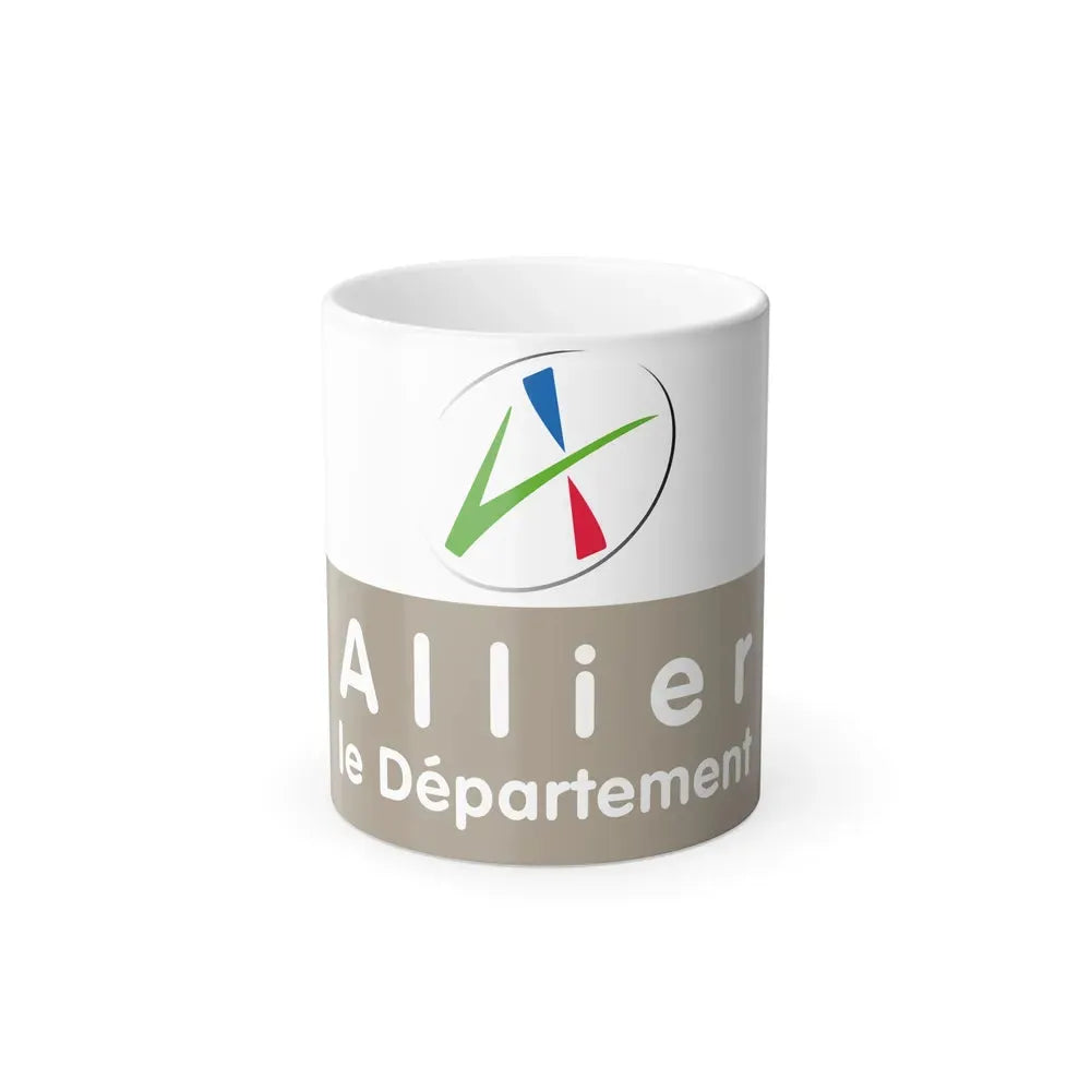 Flag of Allier France - Color Changing Coffee Mug 11oz - Go Mug Yourself