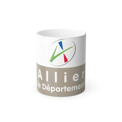 Flag of Allier France - Color Changing Coffee Mug 11oz - Go Mug Yourself