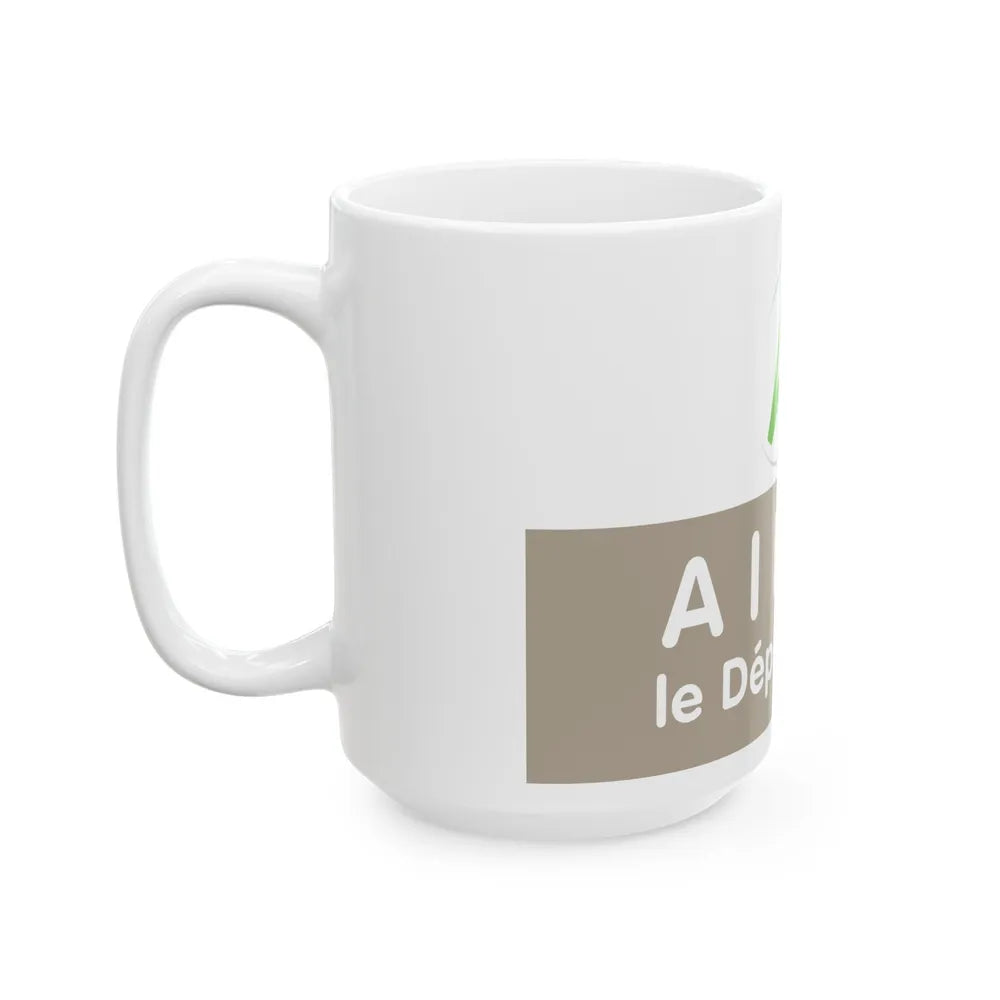 Flag of Allier France - White Coffee Mug-Go Mug Yourself