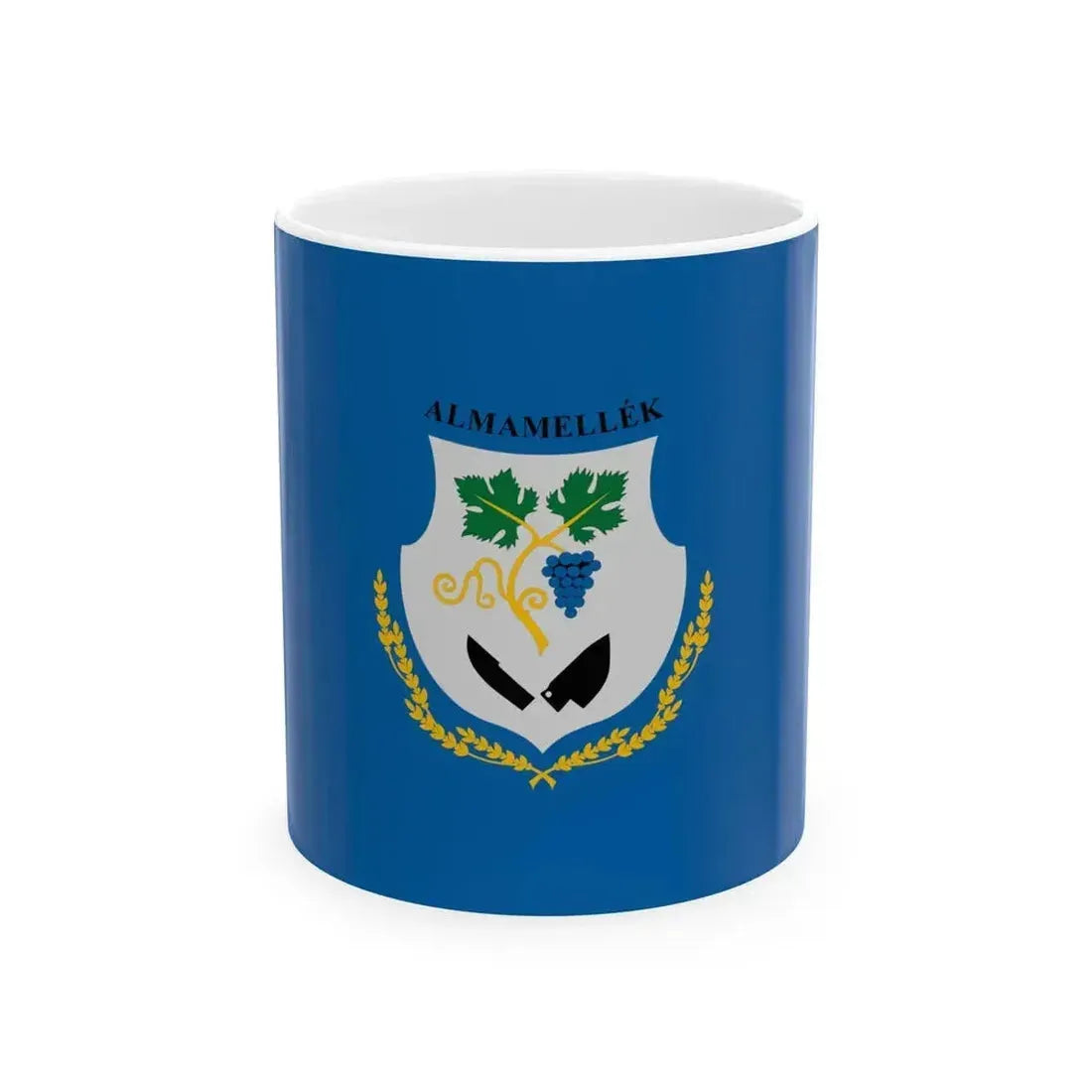 Flag of Almamellek (Hungary) White Coffee Mug 11oz - Go Mug Yourself