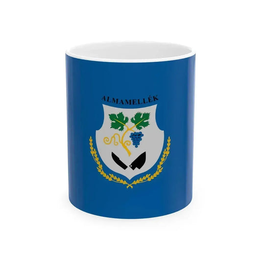 Flag of Almamellek (Hungary) White Coffee Mug 11oz - Go Mug Yourself