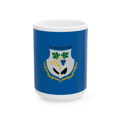 Flag of Almamellek (Hungary) White Coffee Mug 15oz - Go Mug Yourself