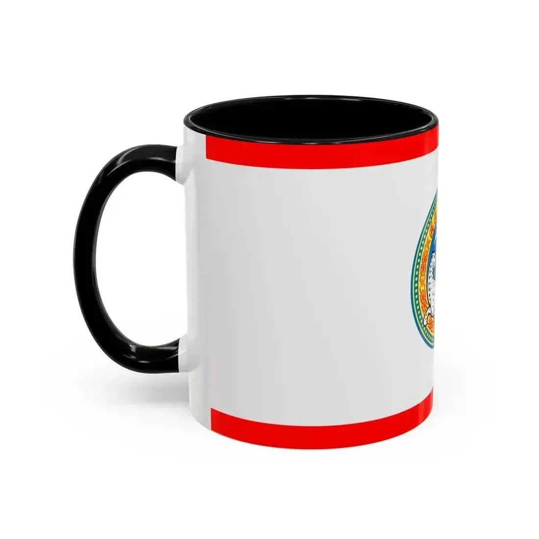 Flag of Almaty Kazakhstan - Accent Coffee Mug - Go Mug Yourself
