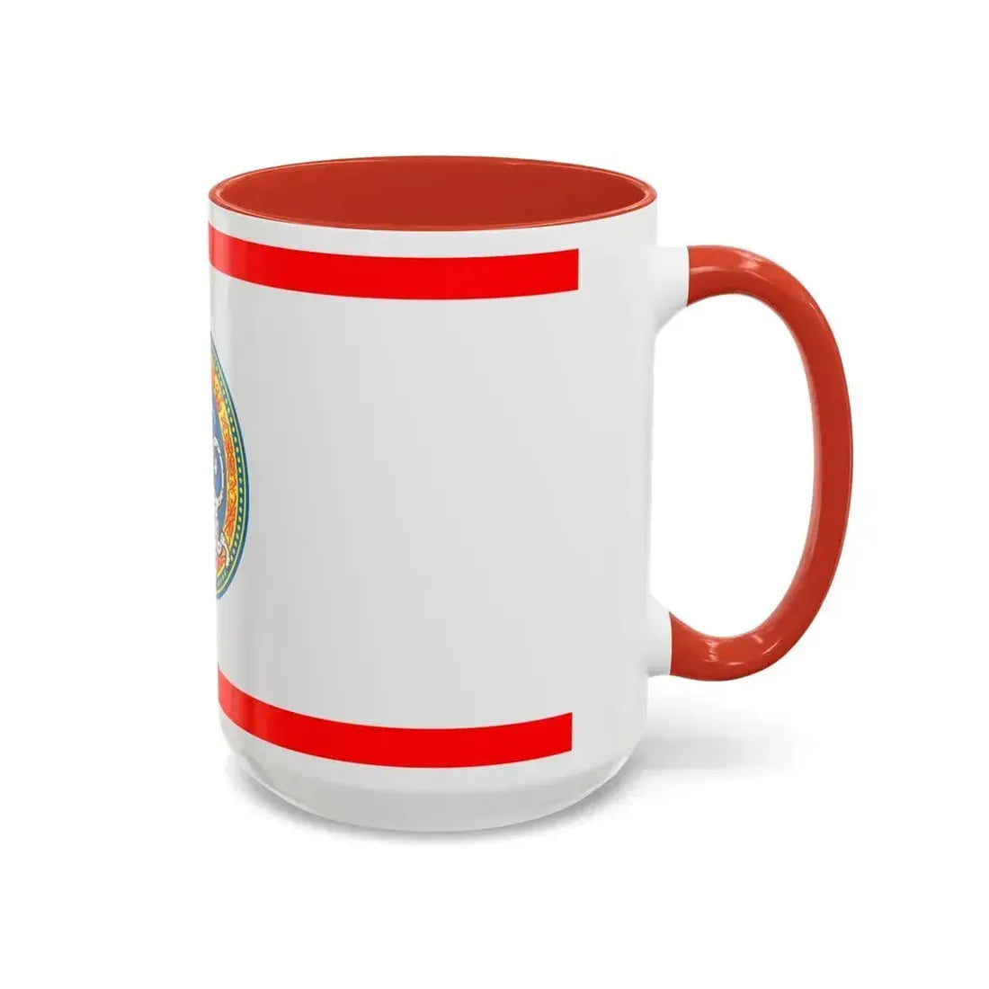 Flag of Almaty Kazakhstan - Accent Coffee Mug - Go Mug Yourself