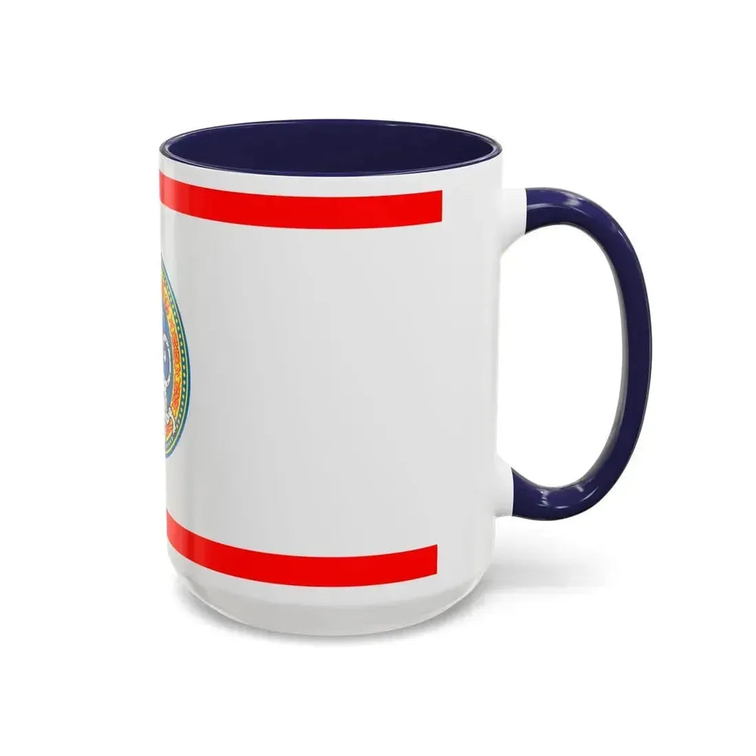 Flag of Almaty Kazakhstan - Accent Coffee Mug - Go Mug Yourself