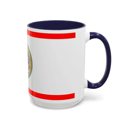Flag of Almaty Kazakhstan - Accent Coffee Mug - Go Mug Yourself