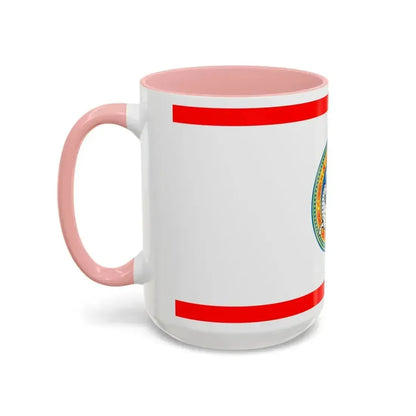 Flag of Almaty Kazakhstan - Accent Coffee Mug - Go Mug Yourself