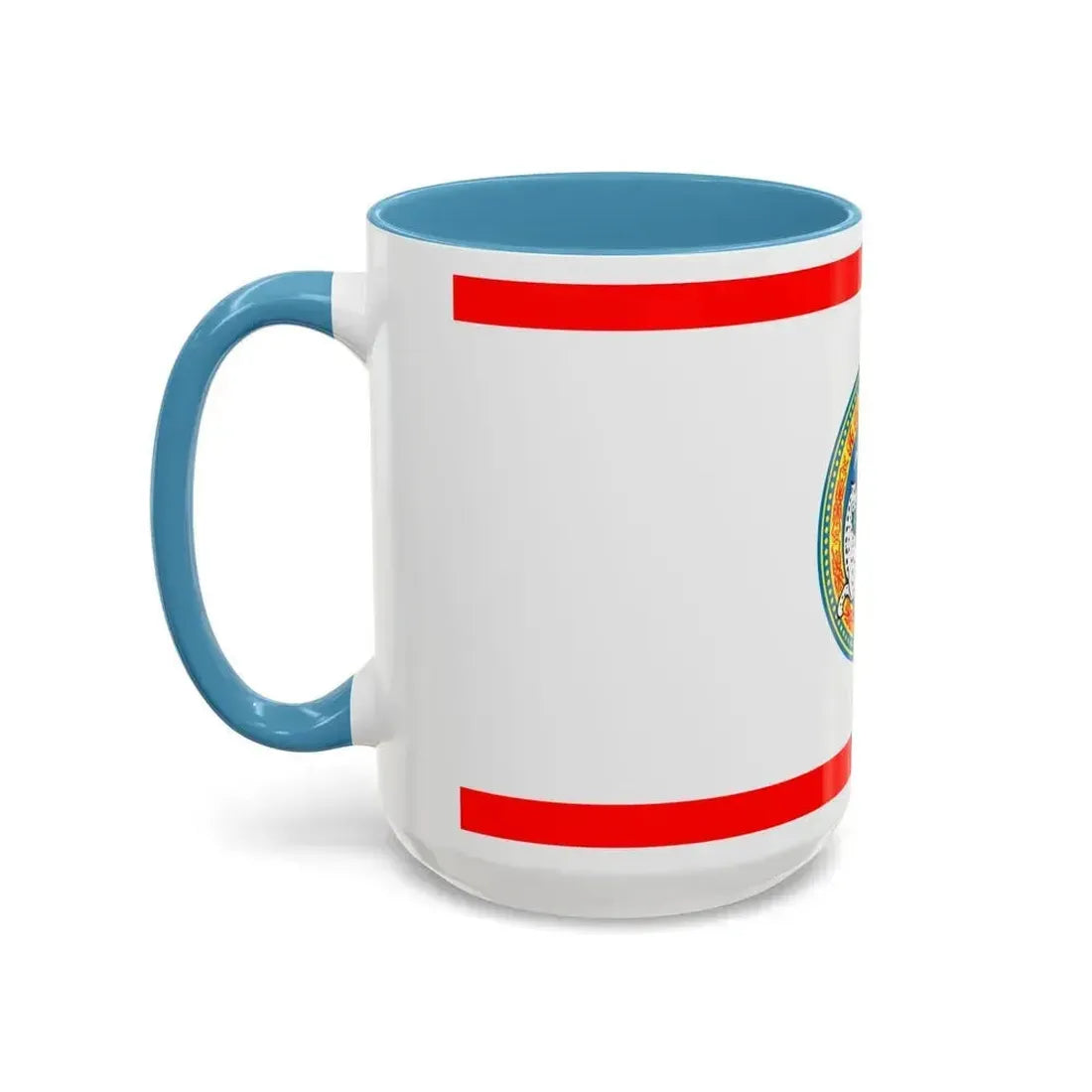 Flag of Almaty Kazakhstan - Accent Coffee Mug - Go Mug Yourself