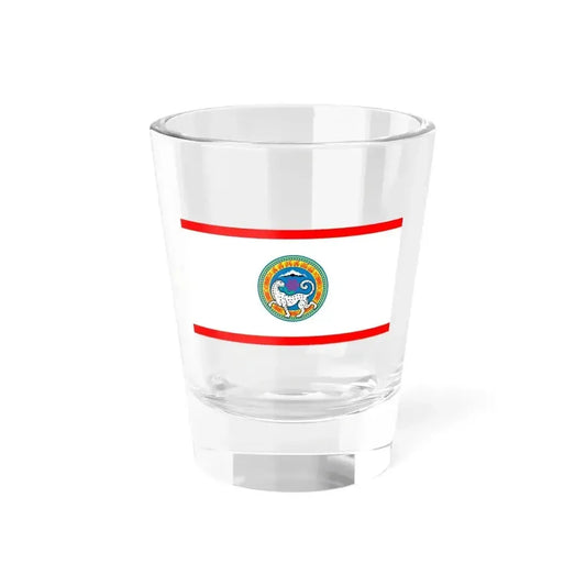 Flag of Almaty Kazakhstan - Shot Glass 1.5oz 1.5oz - Go Mug Yourself