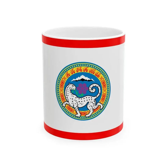 Flag of Almaty (Kazakhstan) White Coffee Mug 11oz - Go Mug Yourself