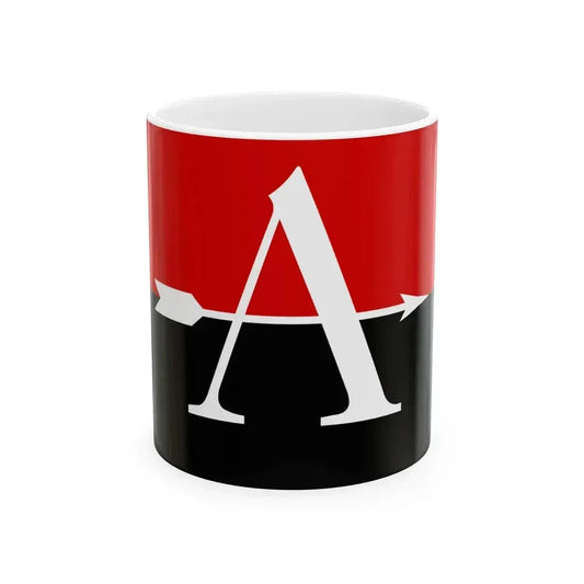 Flag of Alnashi Region Udmurtia (Russia) White Coffee Mug 11oz - Go Mug Yourself