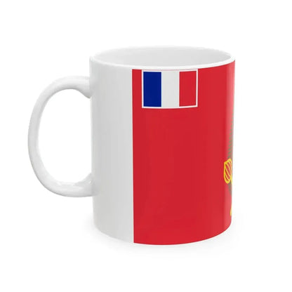 Flag of Alo 1976-2020 (France) White Coffee Mug - Go Mug Yourself