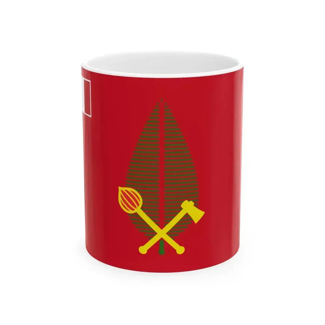 Flag of Alo (France) White Coffee Mug 11oz - Go Mug Yourself