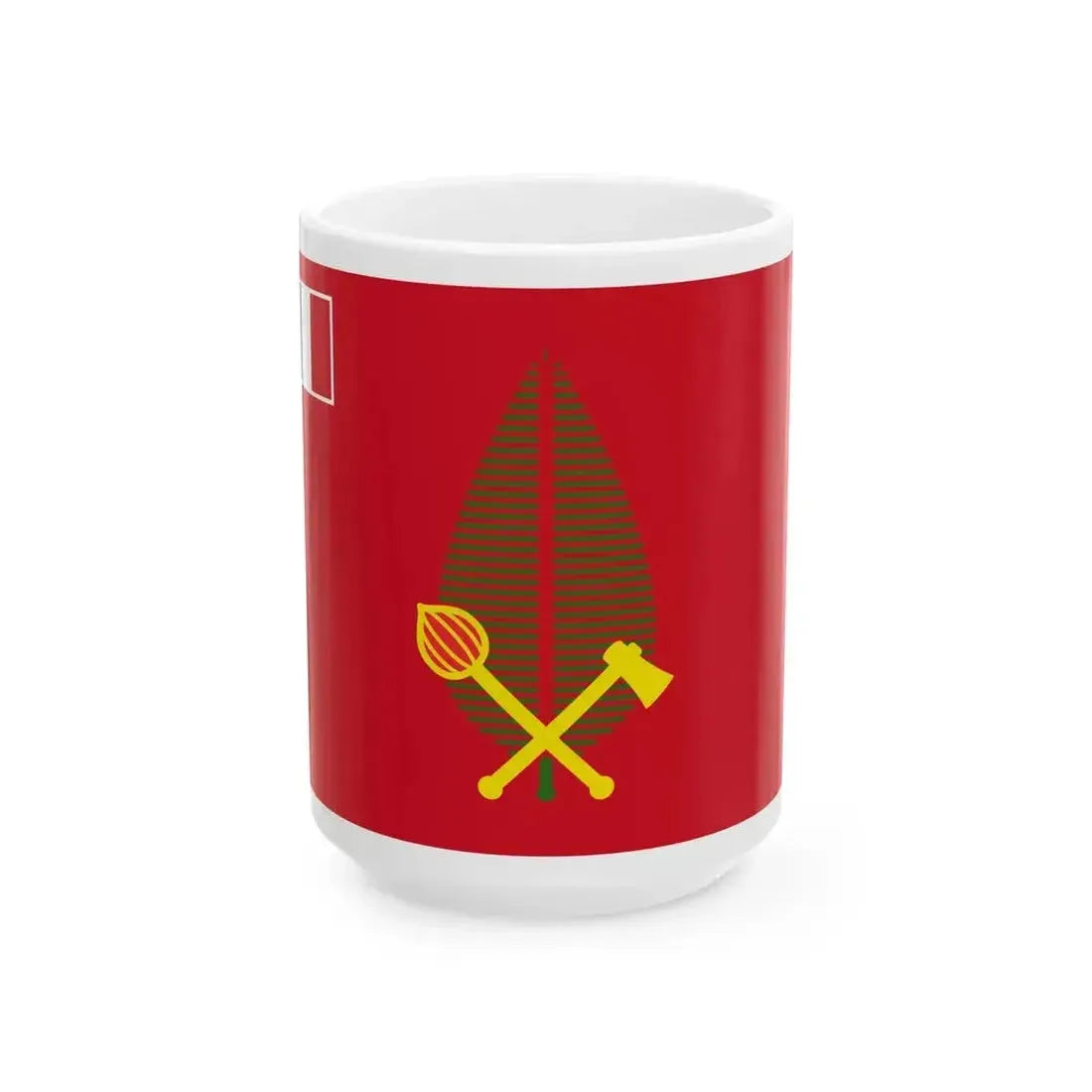 Flag of Alo (France) White Coffee Mug 15oz - Go Mug Yourself
