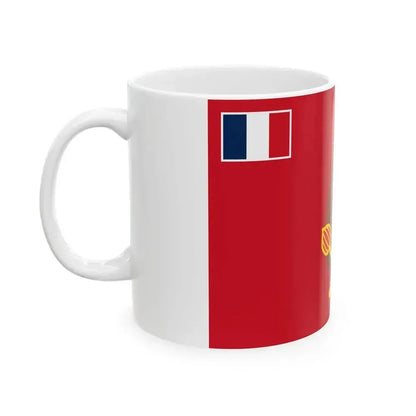 Flag of Alo (France) White Coffee Mug - Go Mug Yourself