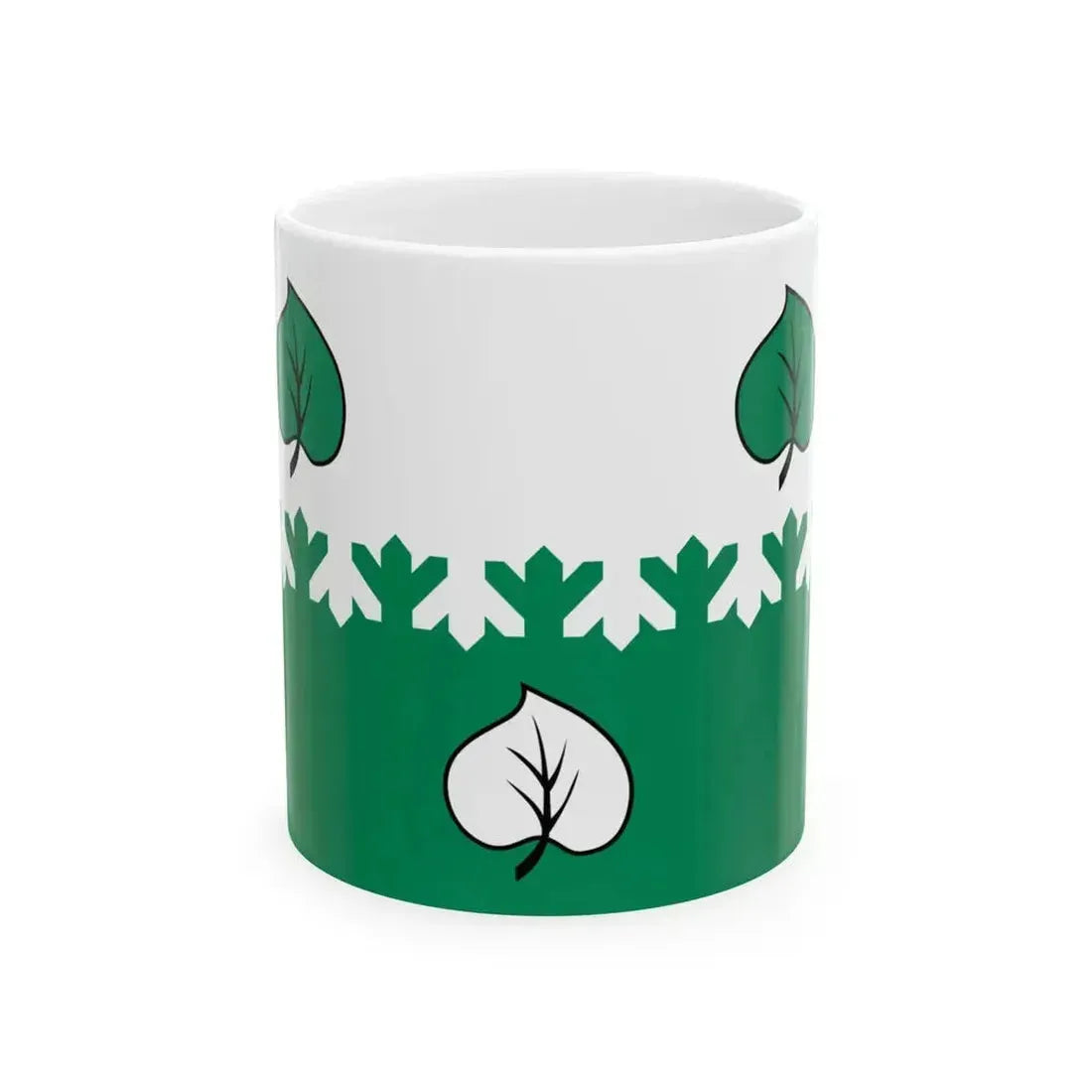 Flag of Aloja (Latvia) White Coffee Mug 11oz - Go Mug Yourself