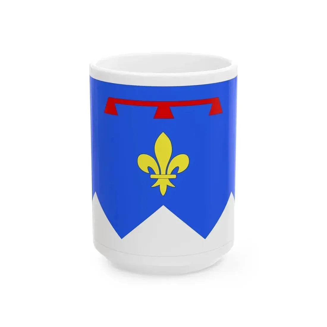 Flag of Alpes de Haute Provence France 2 - White Coffee Mug 15oz - Go Mug Yourself