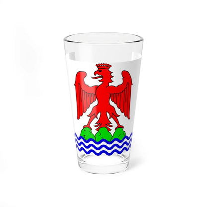 Flag of Alpes Maritimes France 2 - Pint Glass 16oz-16oz-Go Mug Yourself