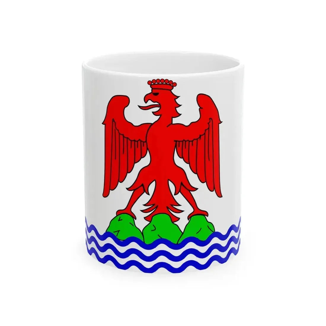 Flag of Alpes Maritimes France 2 - White Coffee Mug 11oz - Go Mug Yourself