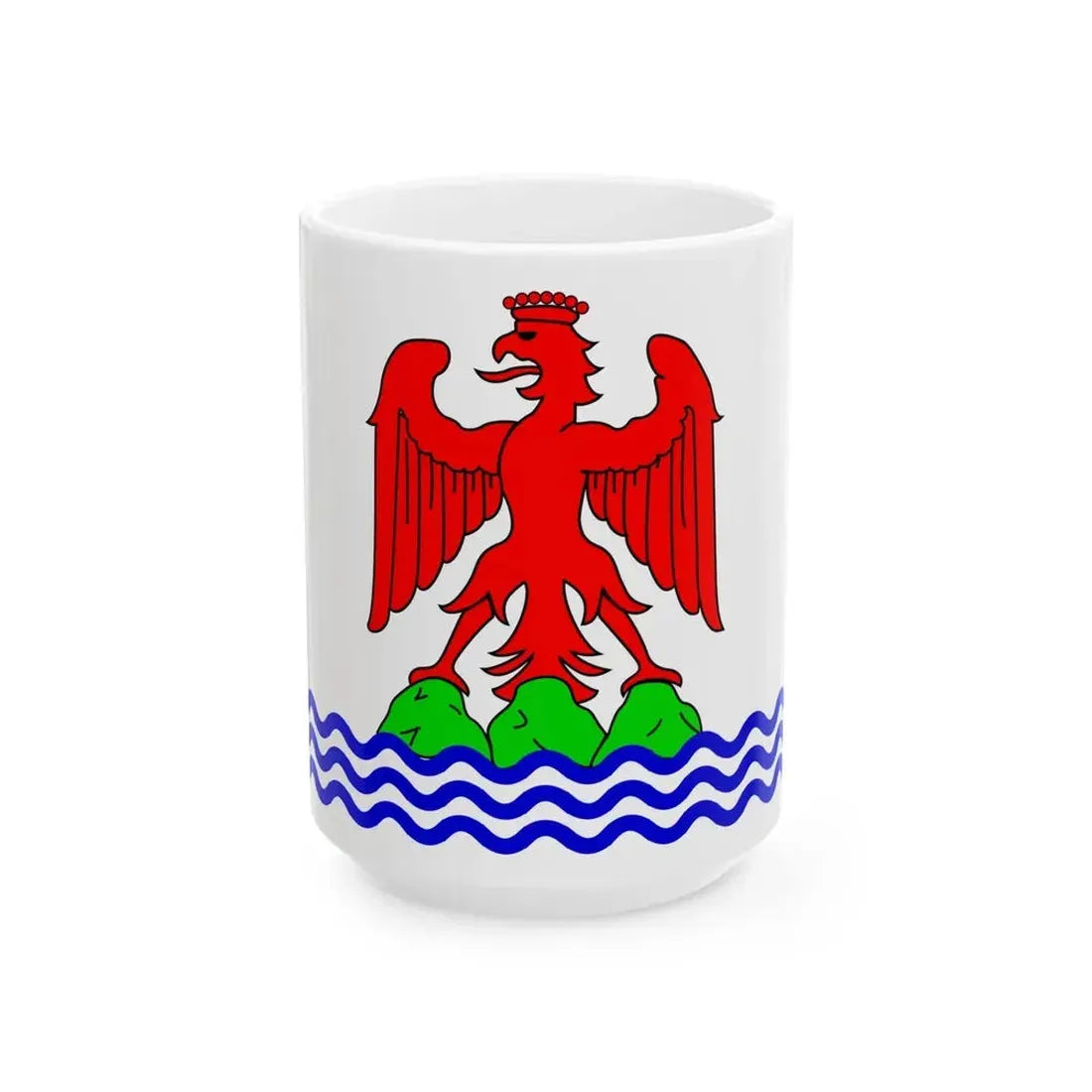 Flag of Alpes Maritimes France 2 - White Coffee Mug 15oz - Go Mug Yourself