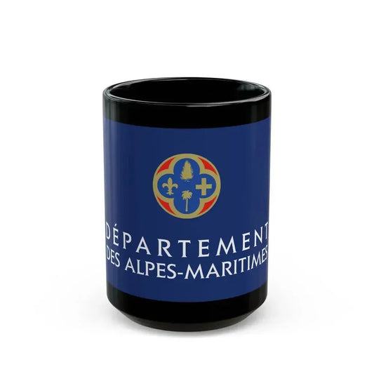 Flag of Alpes Maritimes France - Black Coffee Mug 15oz - Go Mug Yourself
