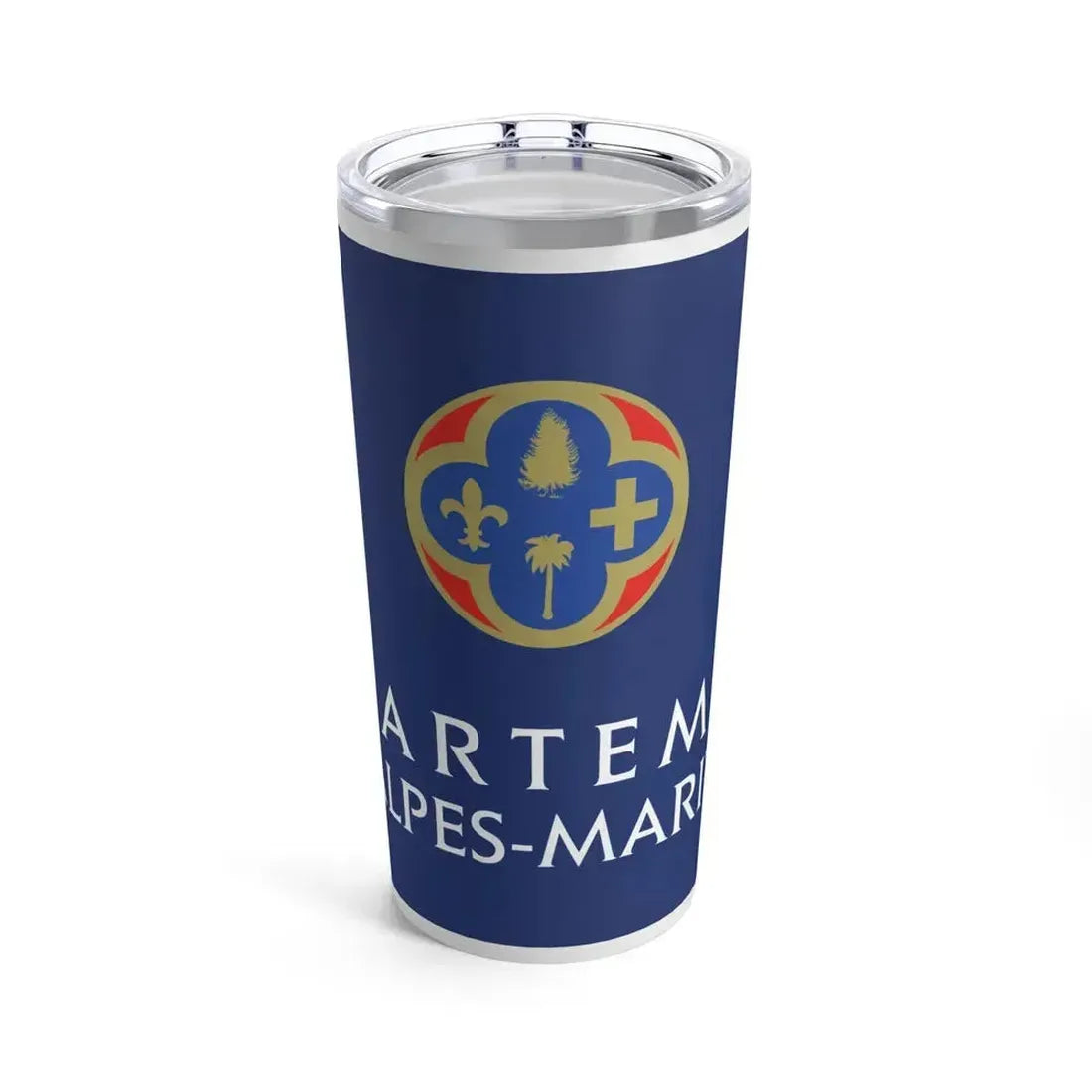 Flag of Alpes Maritimes France - Tumbler 20oz 20oz - Go Mug Yourself