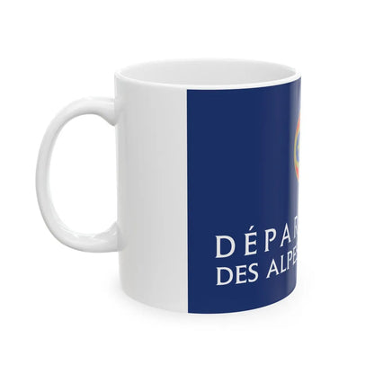 Flag of Alpes Maritimes France - White Coffee Mug-Go Mug Yourself