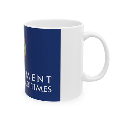 Flag of Alpes Maritimes France - White Coffee Mug-Go Mug Yourself