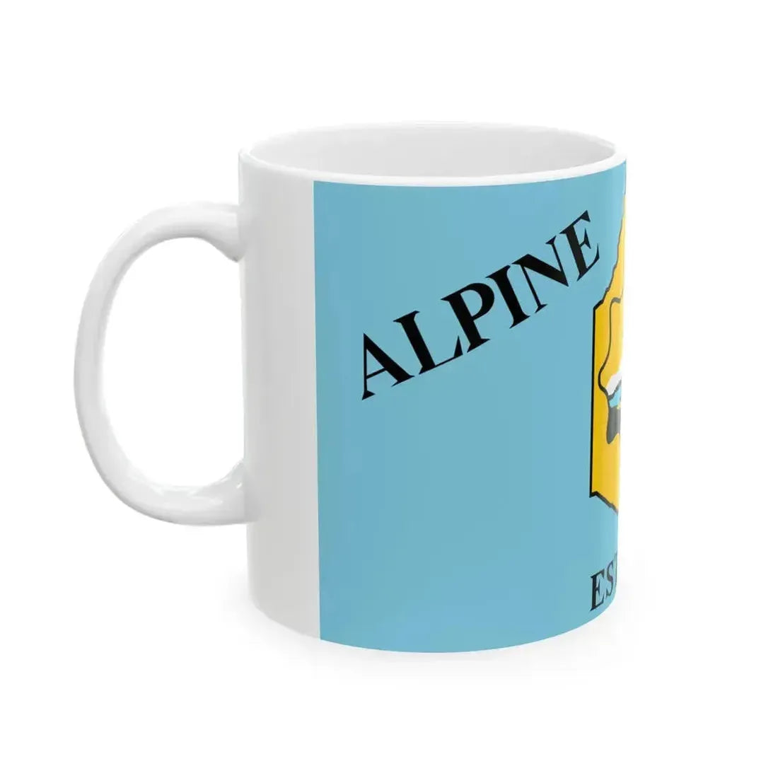 Flag of Alpine County California (United States) White Coffee Mug - Go Mug Yourself